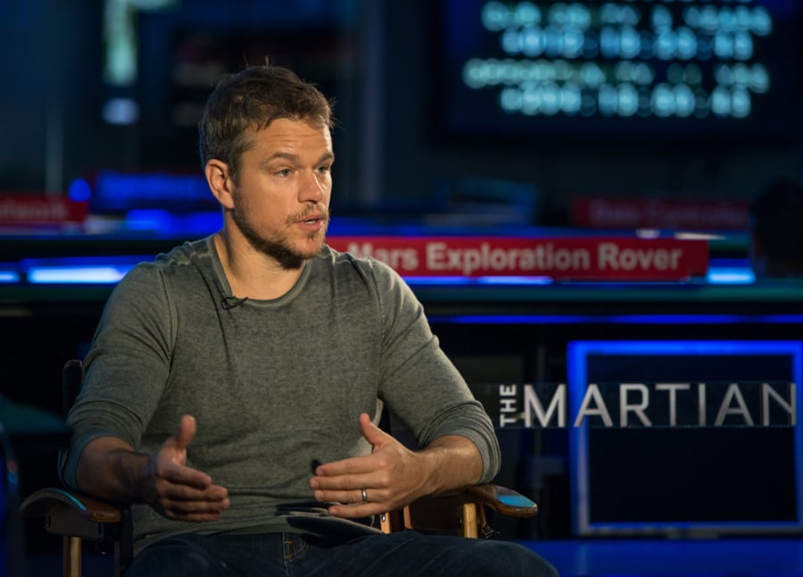 Matt Damon w filmie pt. Marsjanin wcieli się w rolę astronauty NASA.